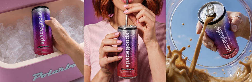 Spacegoods enters ready-to-drink coffee with mushroom oat latte