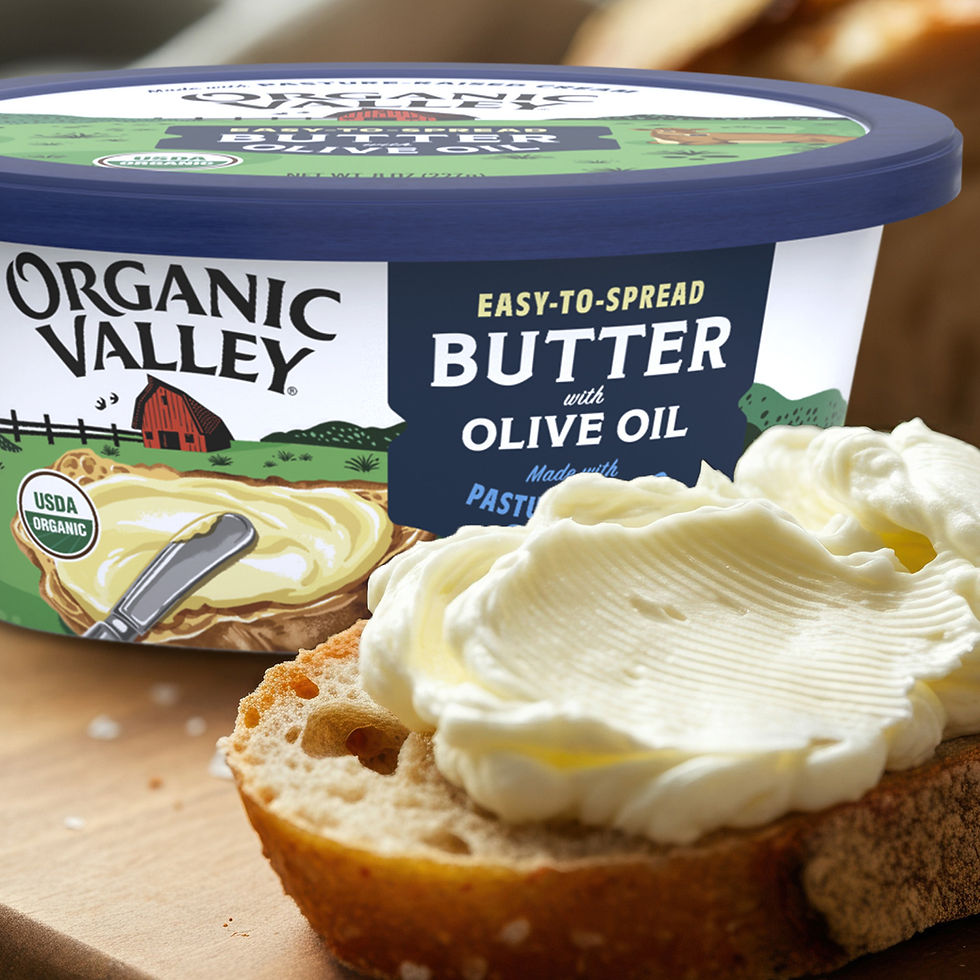 Organic Valley launches spreadable butter with olive oil