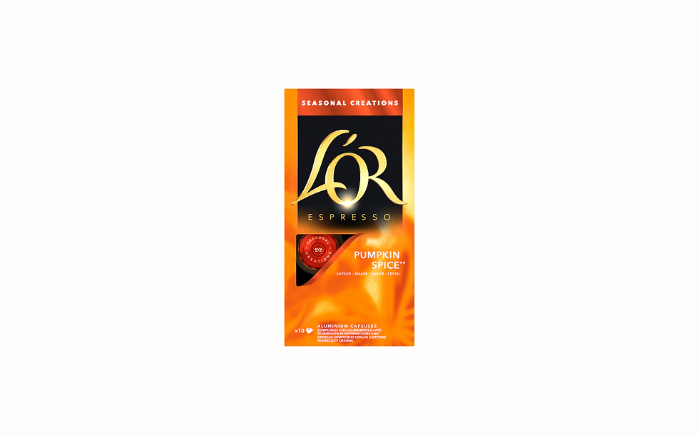 L’or launches limited-edition pumpkin spice coffee capsules in UK