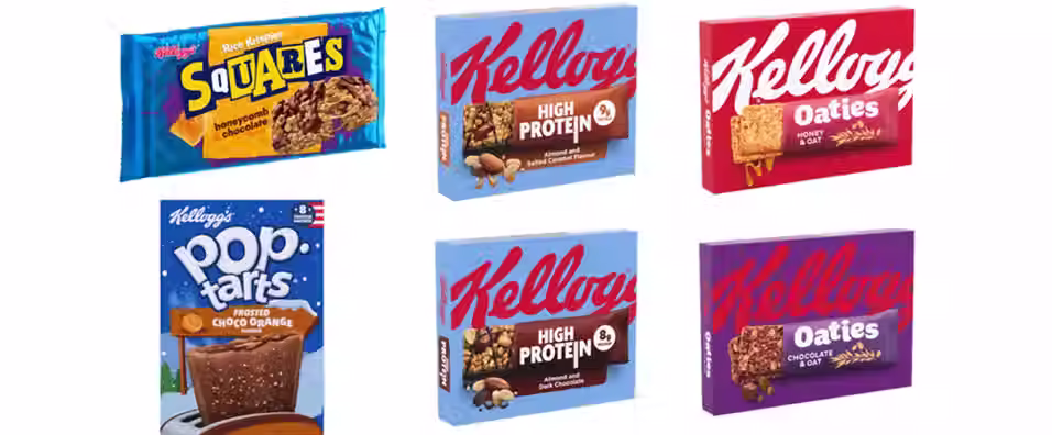 Kellogg’s expands UK snacking portfolio with six new products