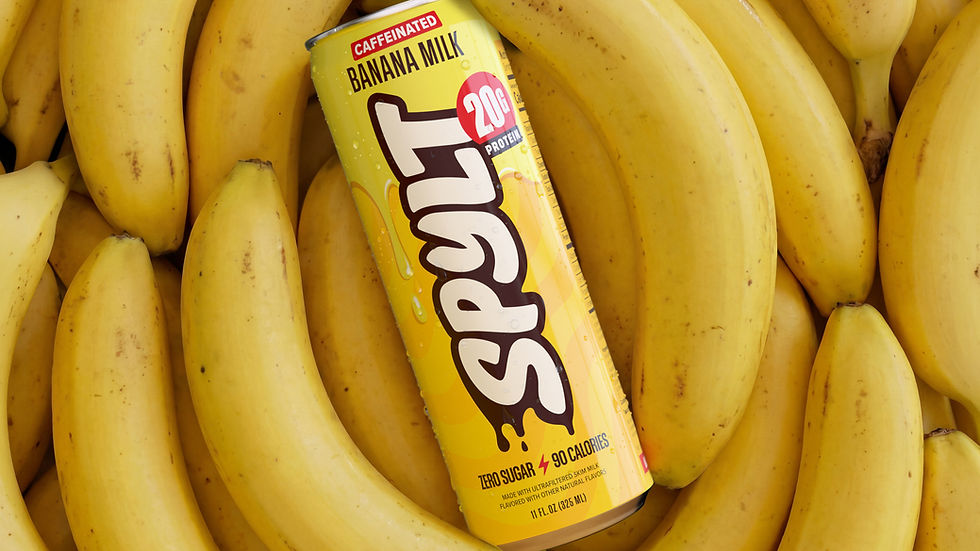 Splyt launches Banana Milk protein drink with 60mg of caffeine