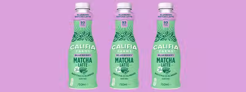 Califia Farms expands RTD range with new Blueberry Matcha Almond Latte