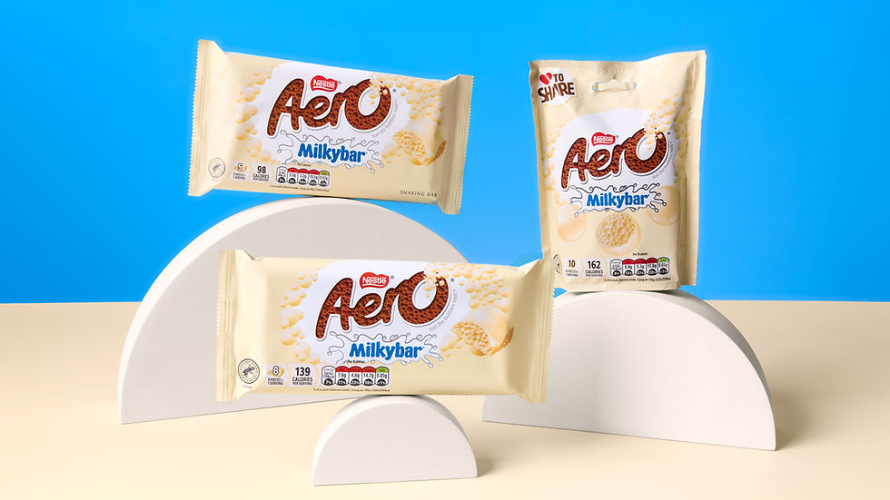 Nestlé combines Aero and Milkybar in new confectionery range