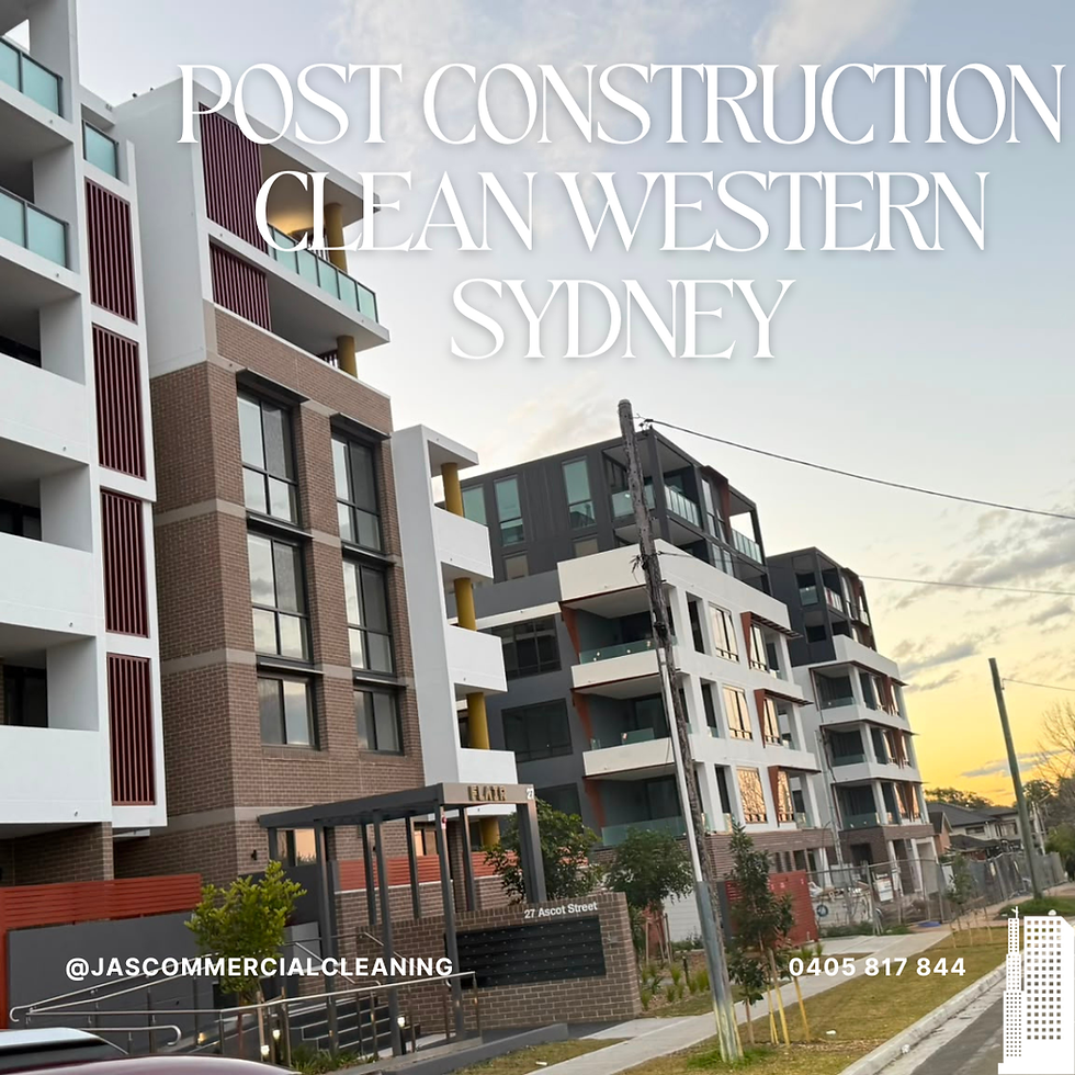 New residential development builders clean Canley Heights Western Sydney — Jas Commercial Cleaning