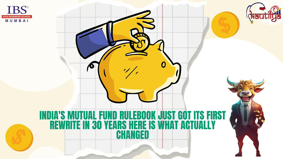 India’s Mutual Funds Rulebook Just Got Its First Rewrite in 30 Years. Here Is What Actually Changed