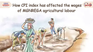 HOW CPI INDEX AFFECTED THE WAGES OF MGNREGA AGRICULTURAL LABOUR