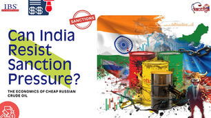 Report explaining India’s resistance to sanction pressure and the economic advantages of importing discounted Russian oil.
