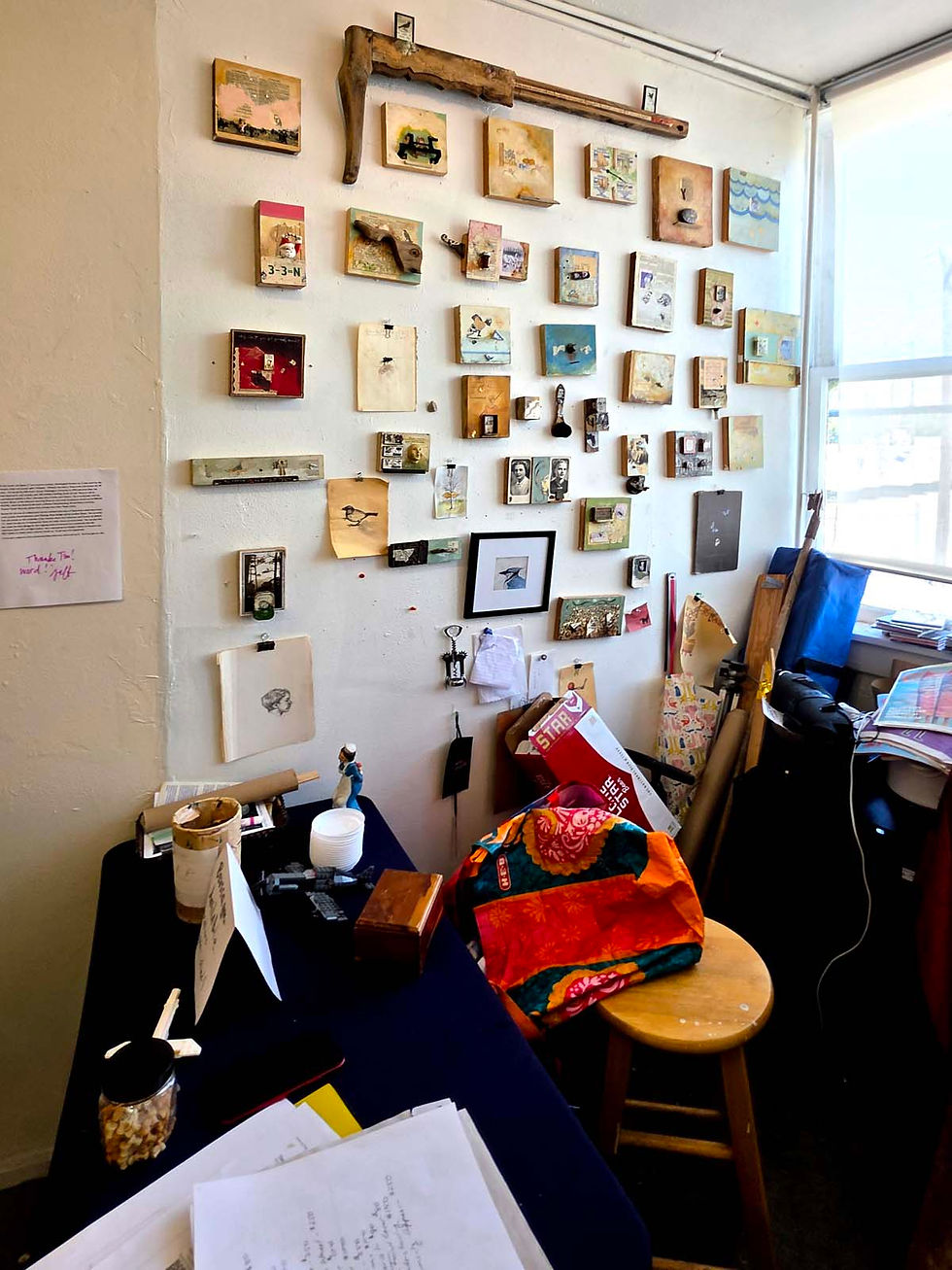 Tim Olsen's corner office & studio