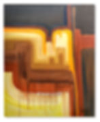 Magnetic Energies, 1982, oil on canvas, 35.5 x 47 in. WEB