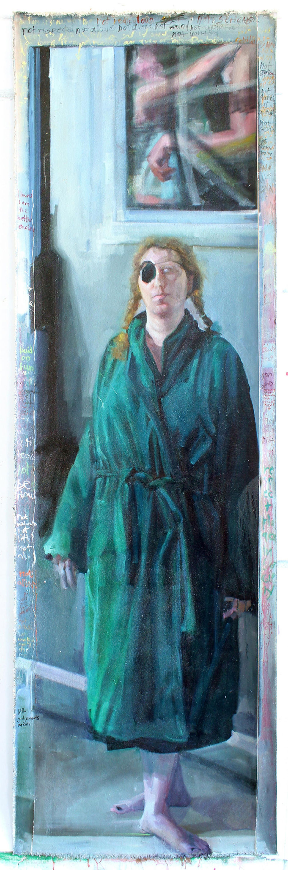 COMMENTARIES_Waiter_Oil on canvas_H100 W30_2013.jpg