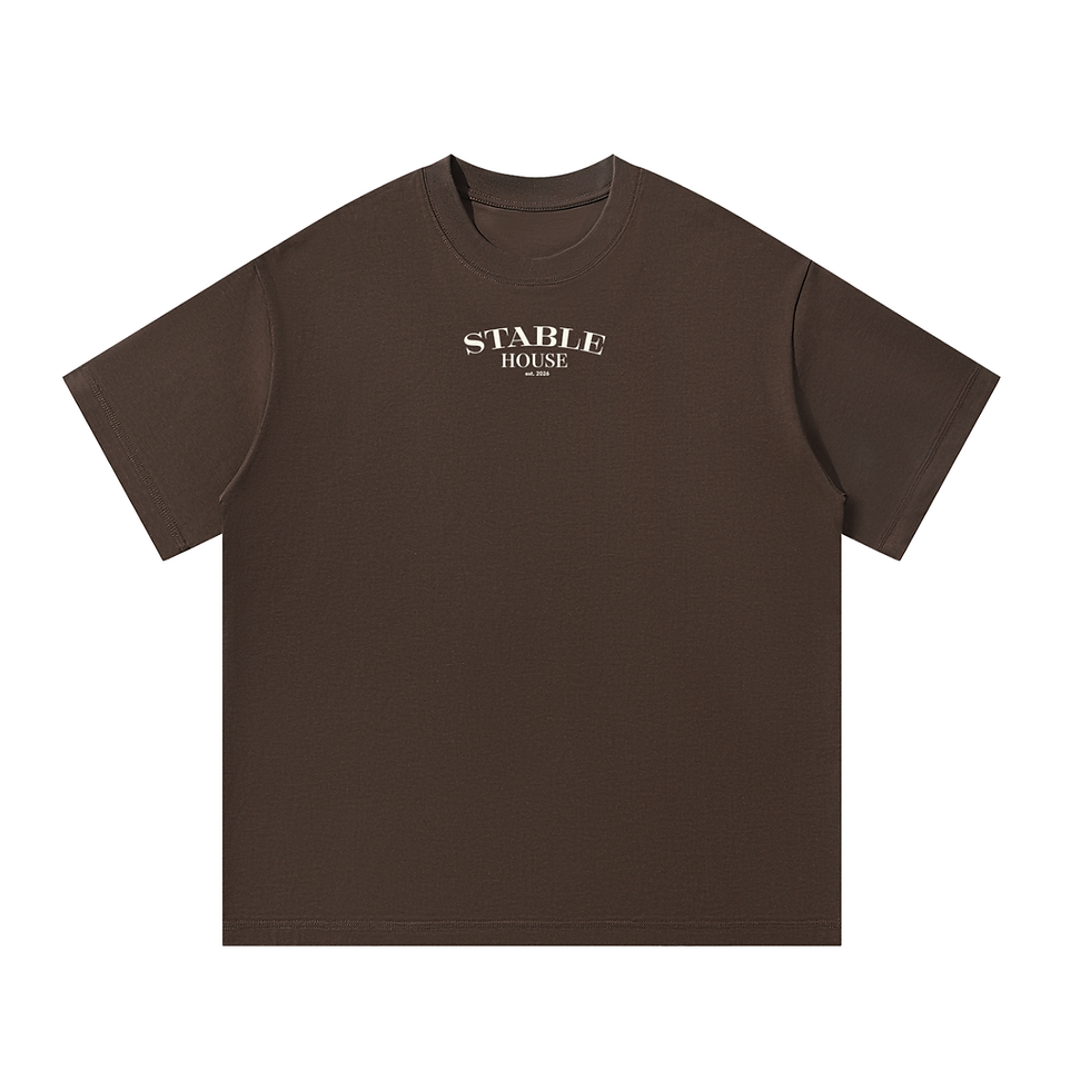 Thumbnail: Stable House Essential Tee - Brown