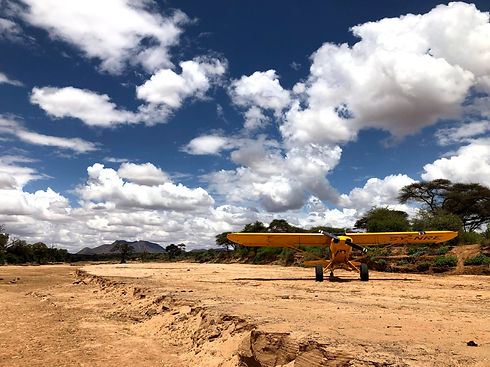 Airplane in Kenya