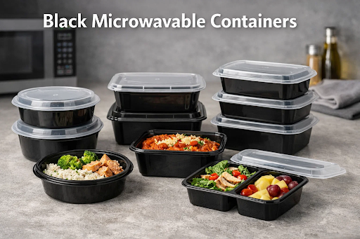 Where to Buy the Best Black Microwavable Containers for Takeaway Businesses