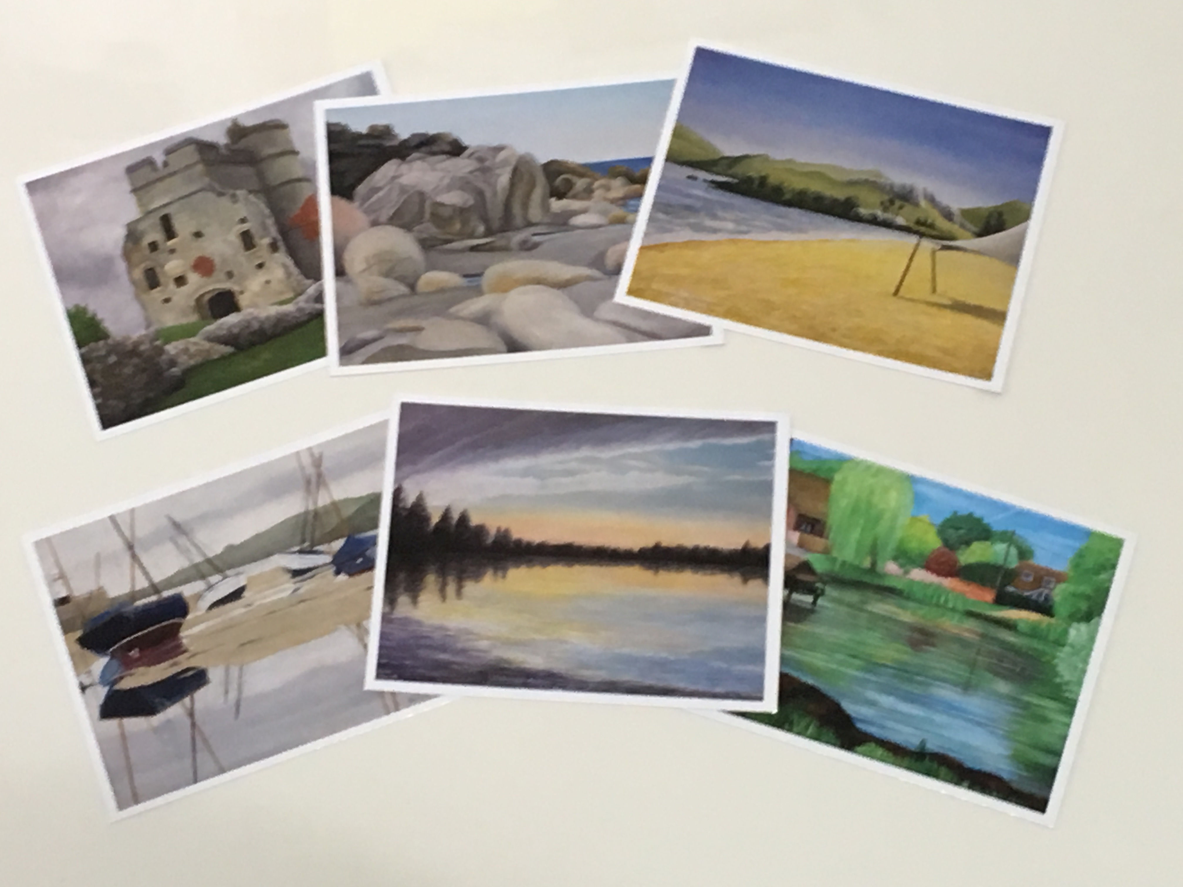 SET OF 6 POSTCARDS
