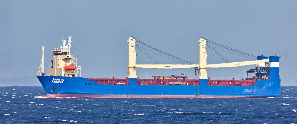 Ro Ro Sparta - August 12, passage inbound the Baltic