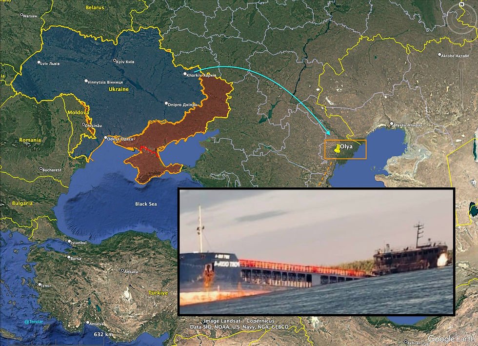Probable strike trajectory