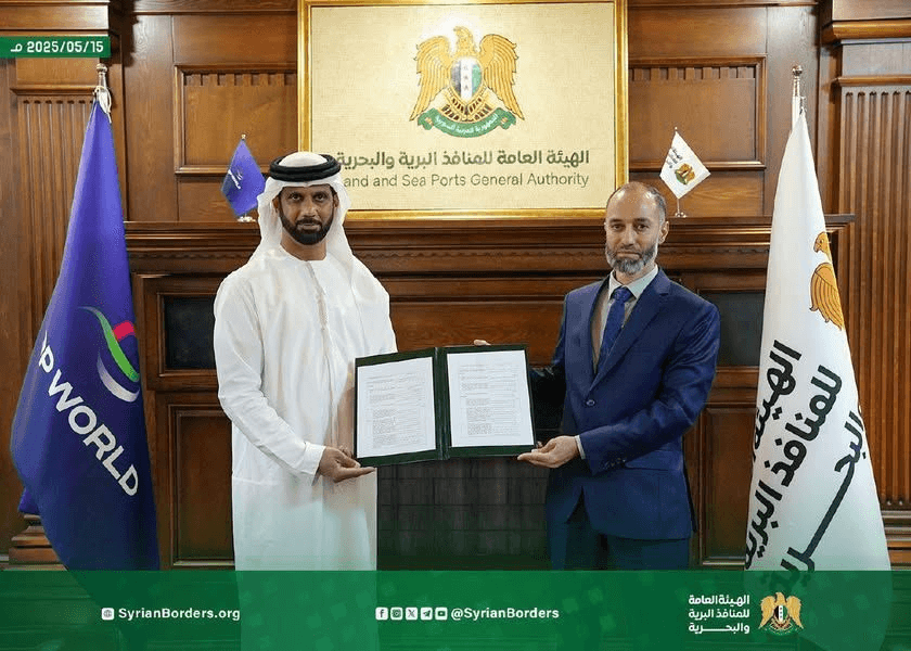 The partnership reflects DP World’s strategic vision for expanding its logistics network in the Middle East. (Photo Credit: SANA)