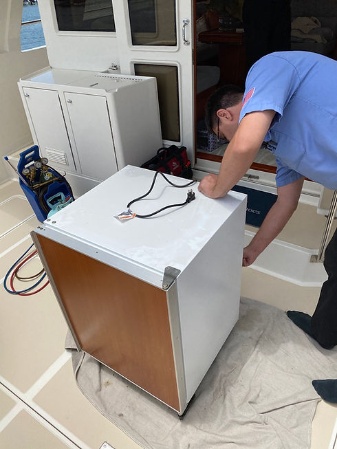 Sub-zero refrigerator sealed system repa