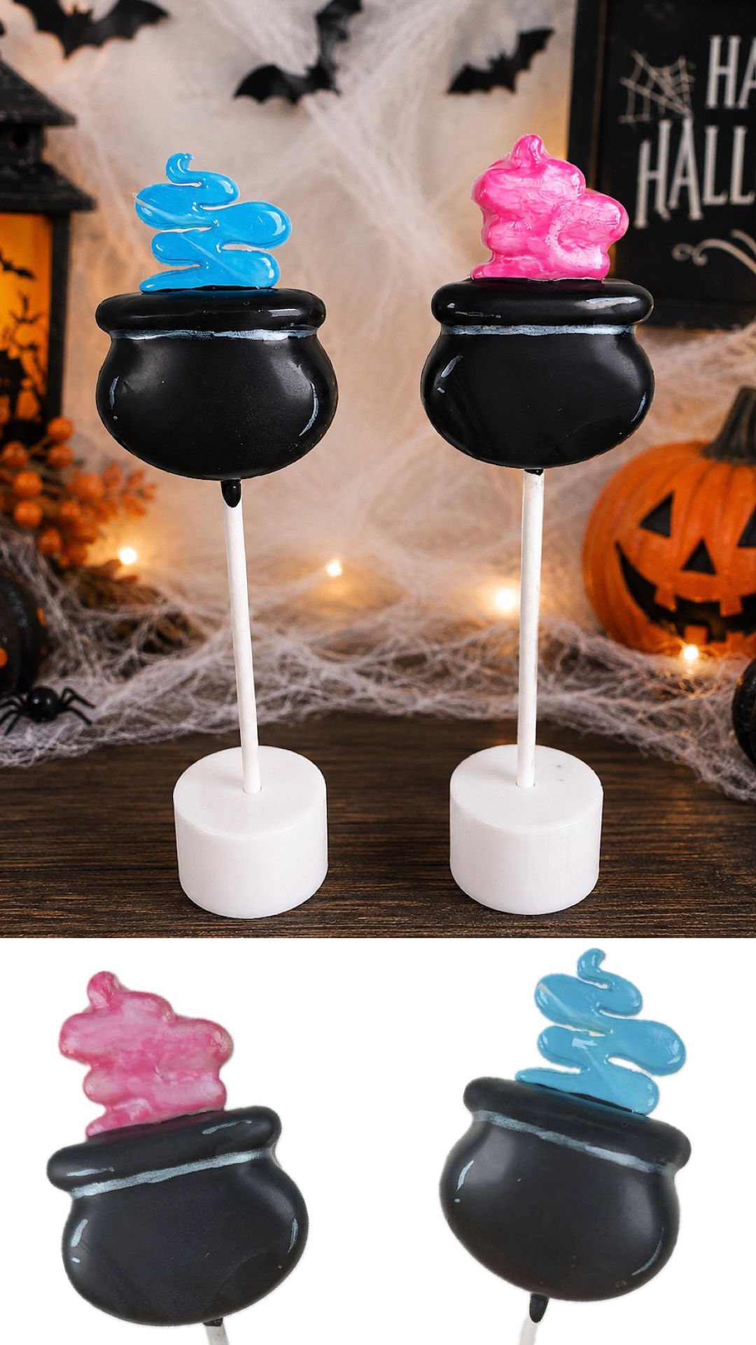 Cauldron Mold with Flame Cakepop Mold by HGB-3D & Cakepop Tv
