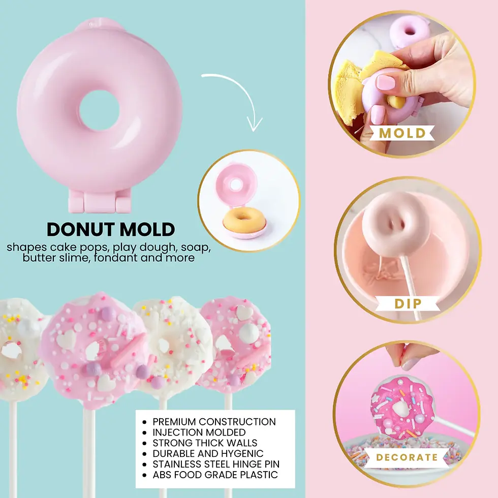 My Little Cakepop Donut-Shaped Cakepop Mold, donut cakepop mold, my little cakepop, mlc donut mold, donut shaped cakepops