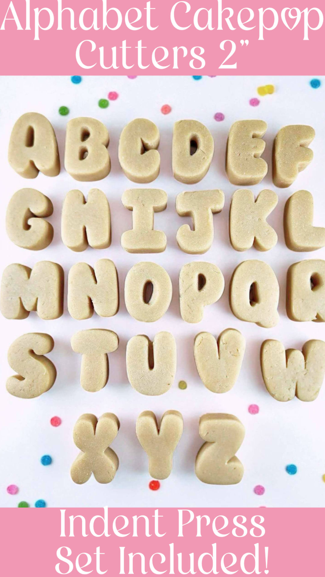 alphabet cakepop cutters, alphabet cakepop tools, alphabet cakepop shapes, alphabet letters cakepop shapes