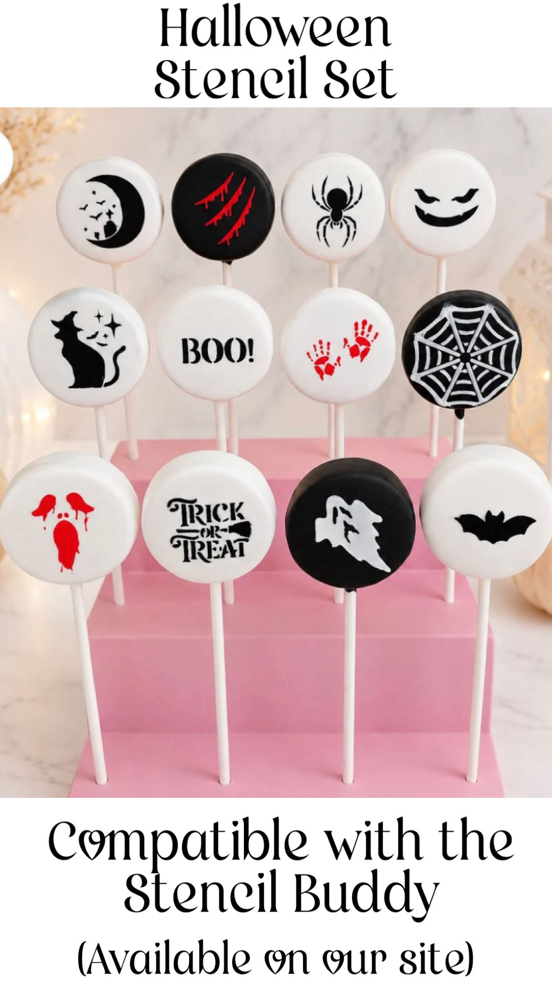 Halloween Stencils by HGB-3D (compatible with our Stencil Buddy)