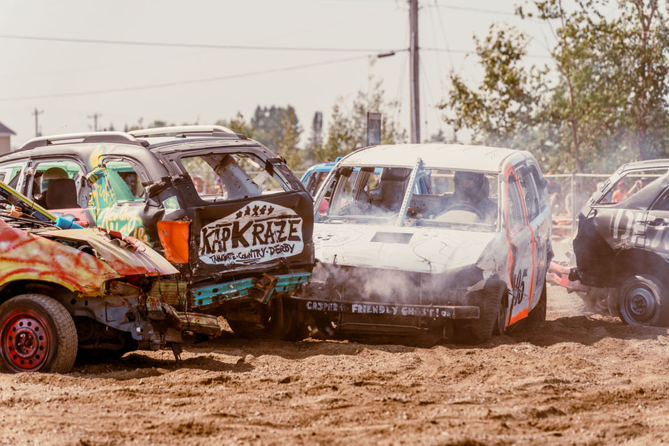 cars smashing at Kap Kraze