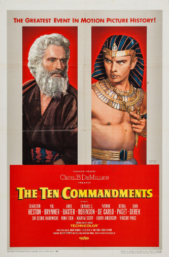 "The Ten Commandments" was released in 1956 (Credit: IMDb)
