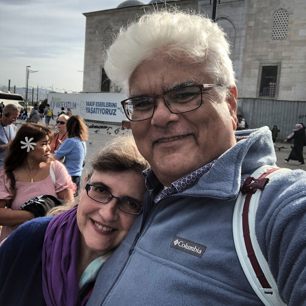 Couple in a selfie, Istanbul