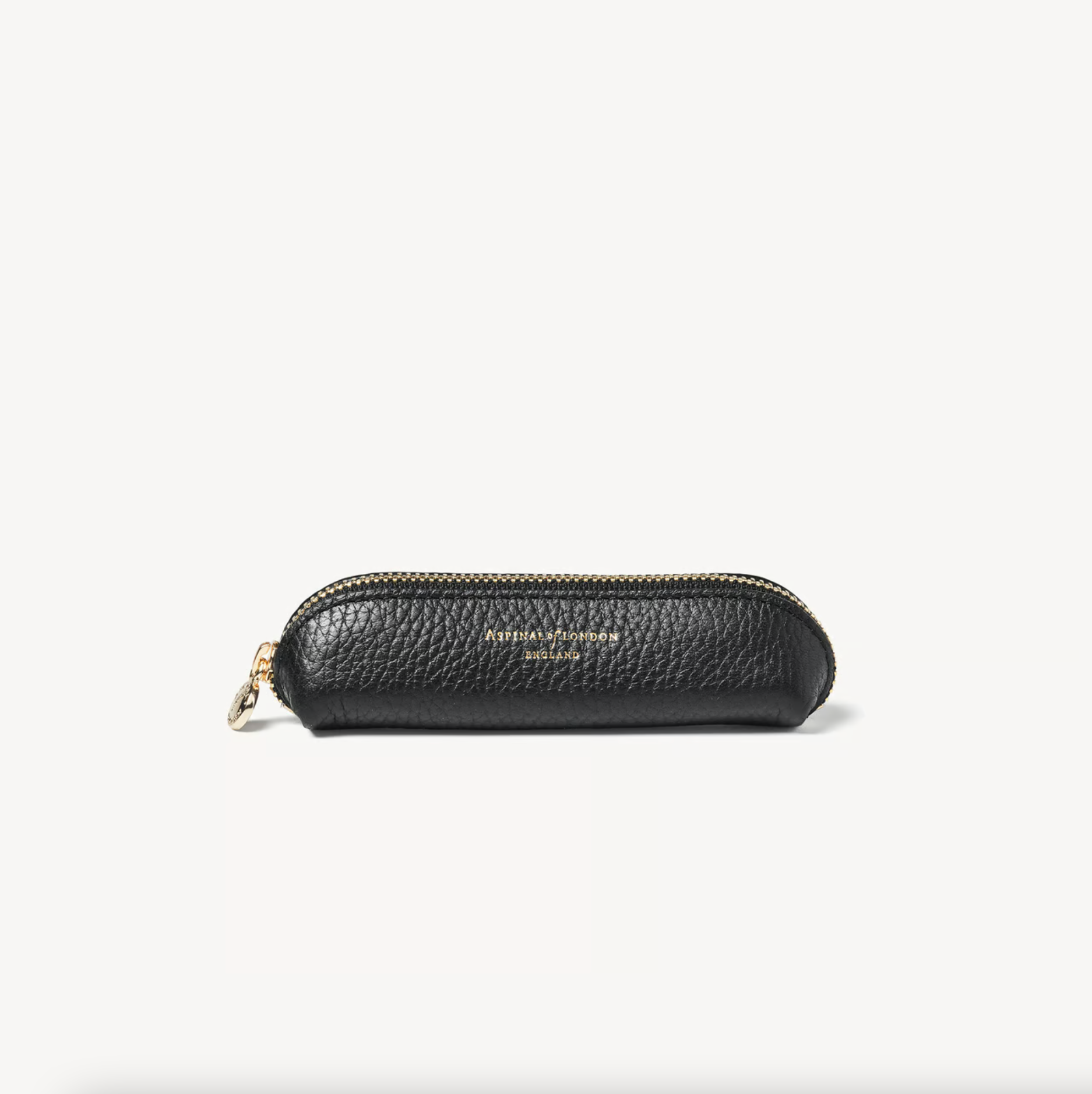 Aspinal of London - Baby Pen Case, Black Pebble