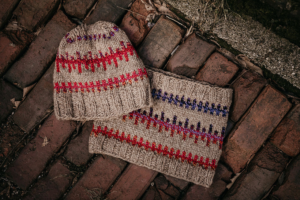 Thumbnail: Midnight Sunrise Hat Pattern