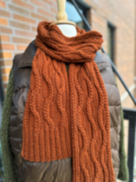 Spiced Cider Scarf Pattern