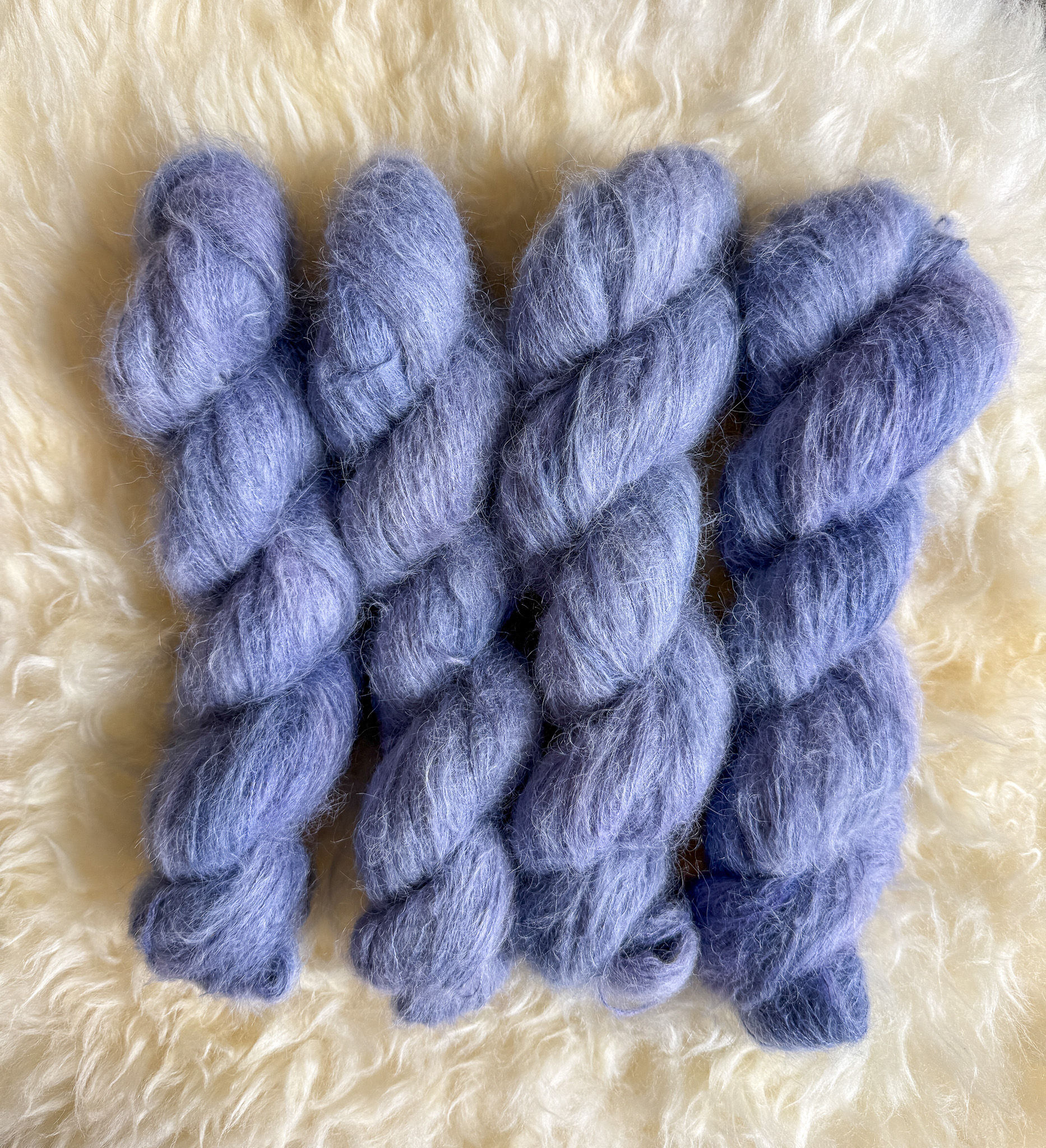 Lavender Smoke Mohair