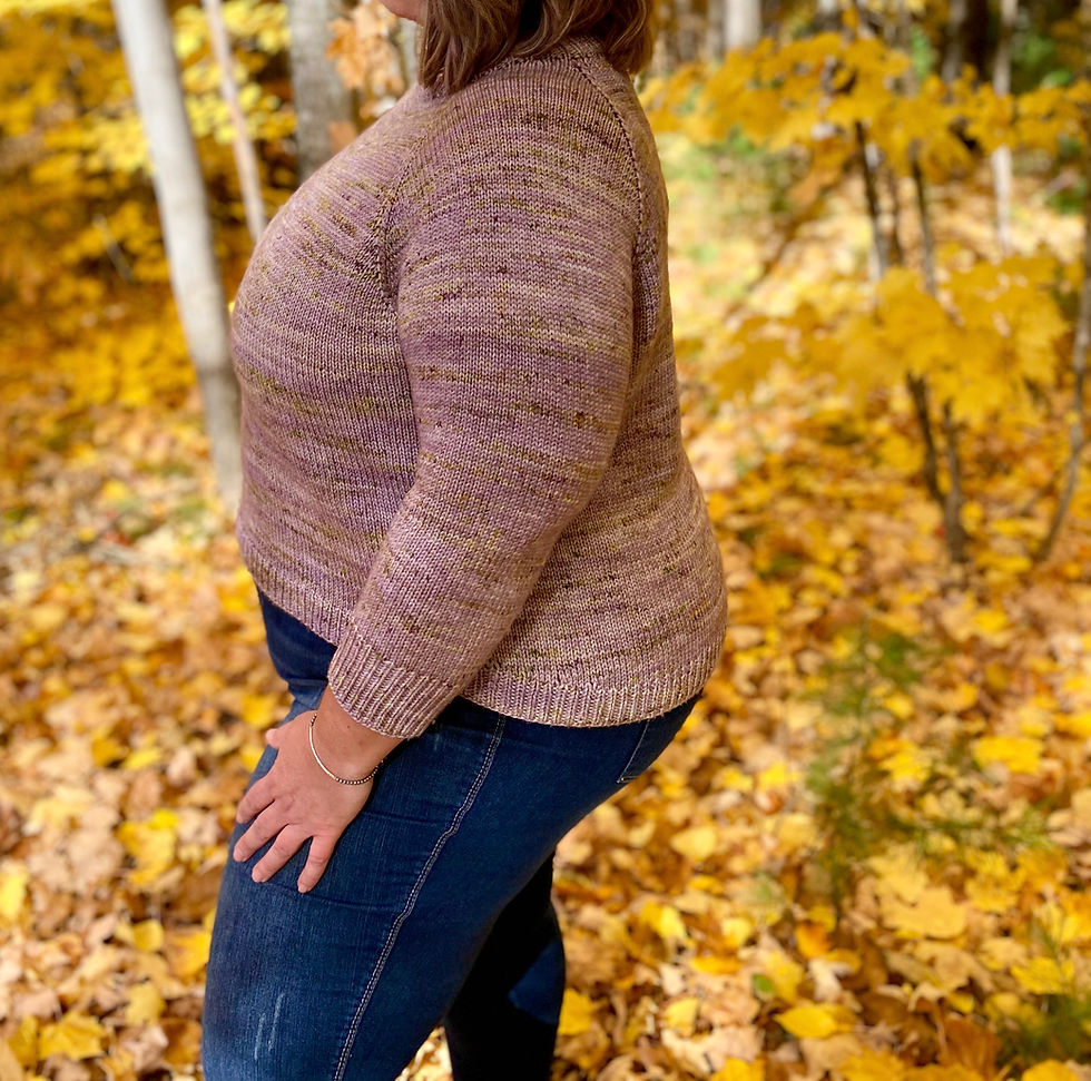 Thumbnail: Moonlit Sprig Sweater PDF Pattern