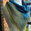 Thumbnail: Mildred Shawl (Blue-Gray-Gold)