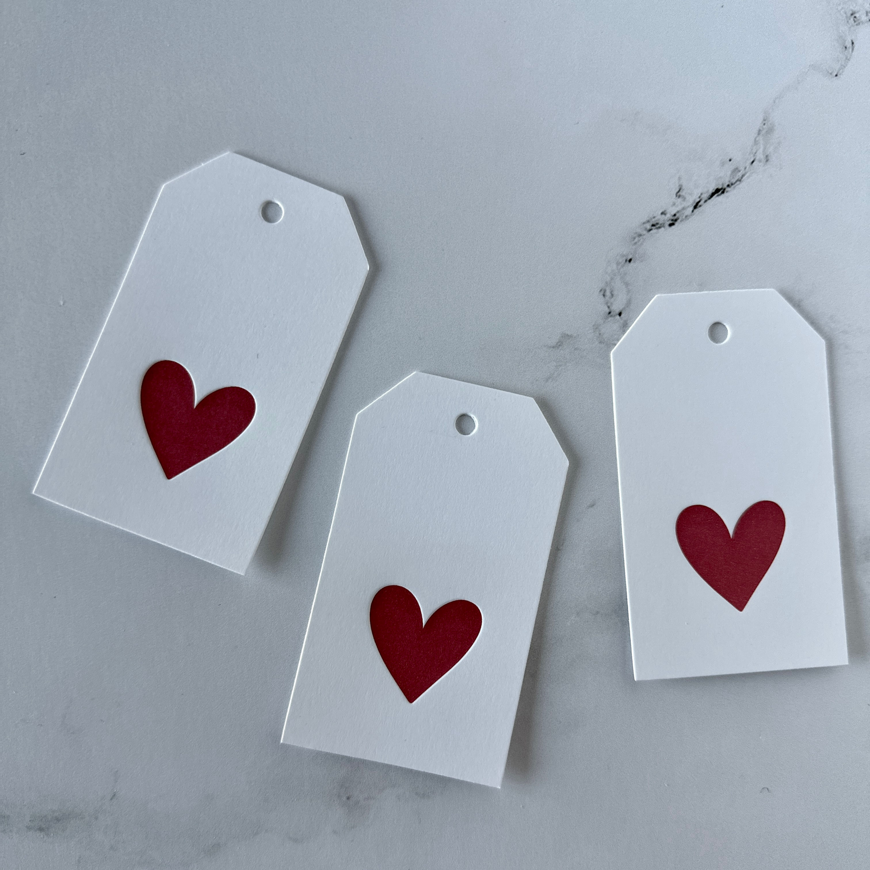 Red Heart Gift Tags
