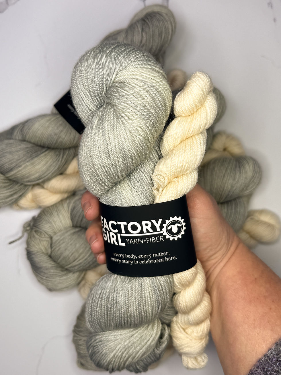 Thumbnail: Snowfall Sage Sock Set