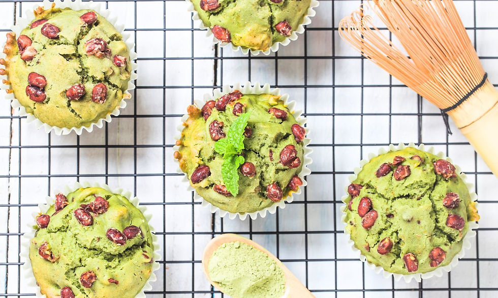 matcha muffins recipe. vegan muffins recipe. gluten-free muffins recipe. vegan and gluten free matcha muffins. 
