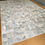 Thumbnail: white cowhide patchwork rug