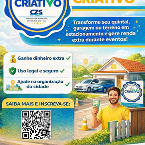 Prefeitura de Cruzeiro do Sul incentiva empreendedorismo com Estacionamento Criativo no Carnaval 2026