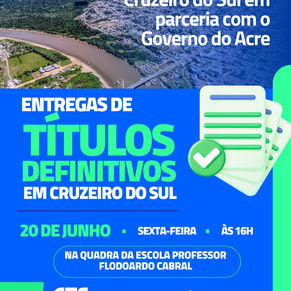 Prefeitura de Cruzeiro e Governo do Estado realizam entrega de títulos definitivos à moradores dos bairros Cruzeirão e São José nesta sexta