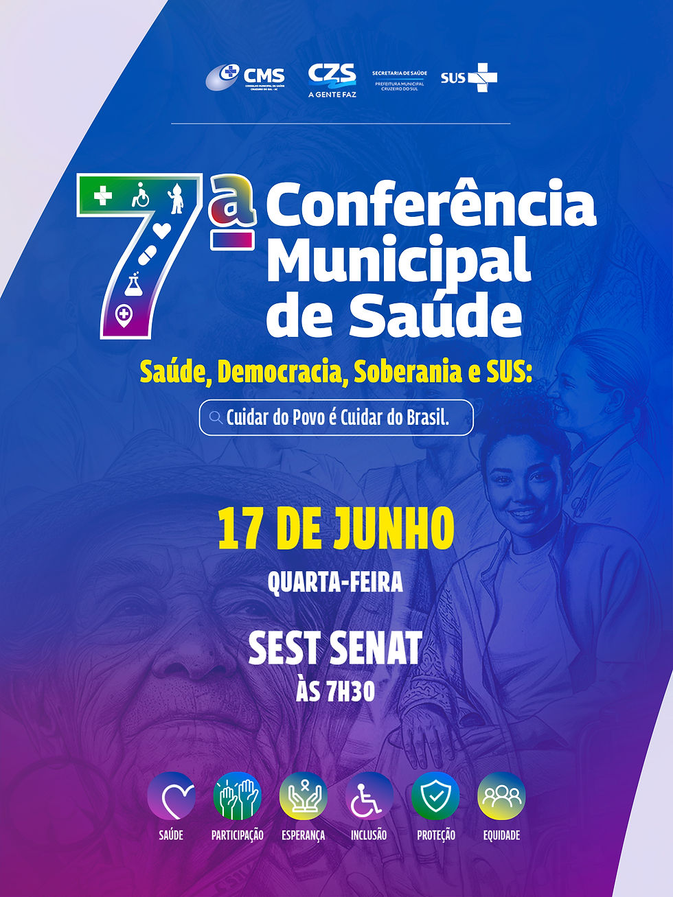 Prefeitura de Cruzeiro do Sul realizará 7ª Conferência Municipal de Saúde