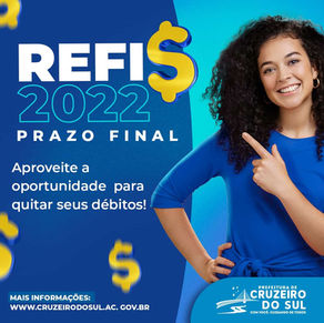 Prefeitura de Cruzeiro do Sul prorroga prazo para refinanciamento de dívidas com o município