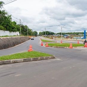 Prefeitura avança na construção da rotatória do Complexo Esportivo de Cruzeiro do Sul