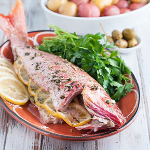 Whole Jumbo Red Snapper Fish