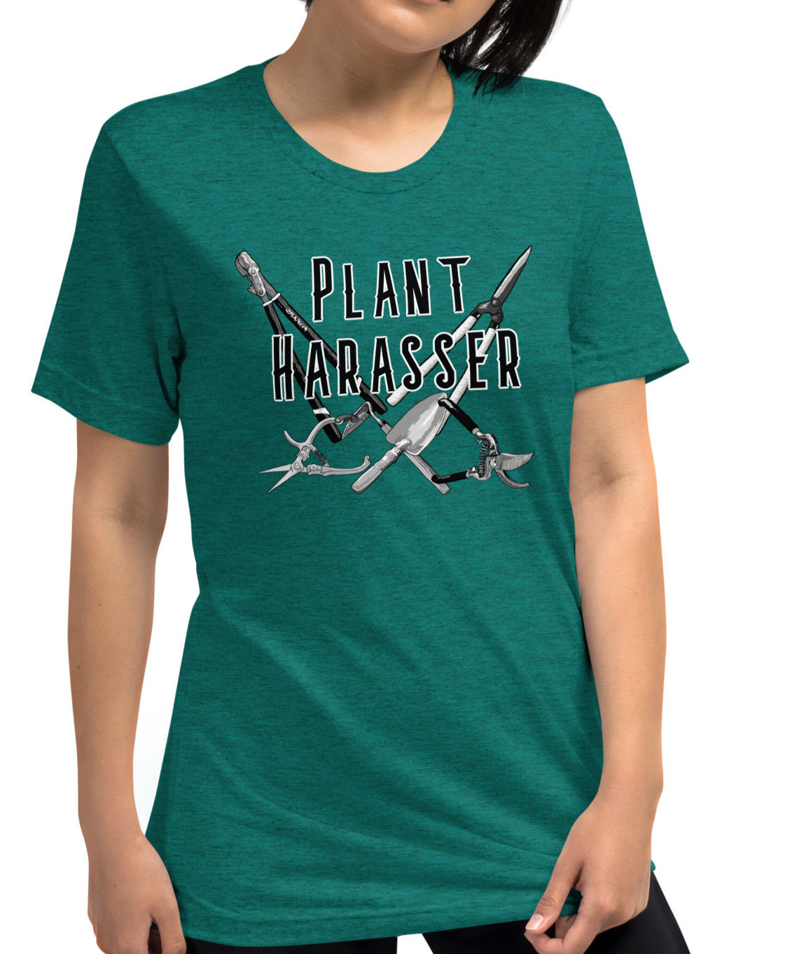 plant harasser gardening shirt