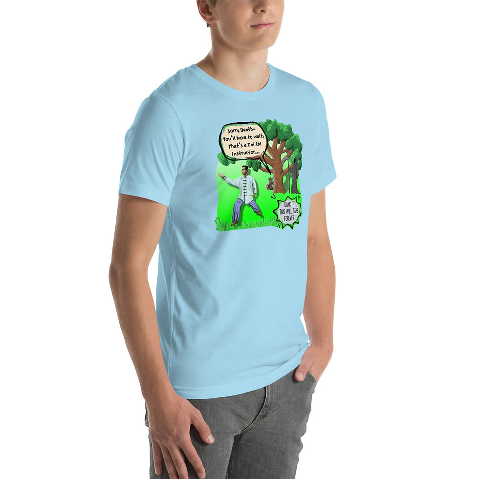 Thumbnail: funny tai chi shirt death-proof