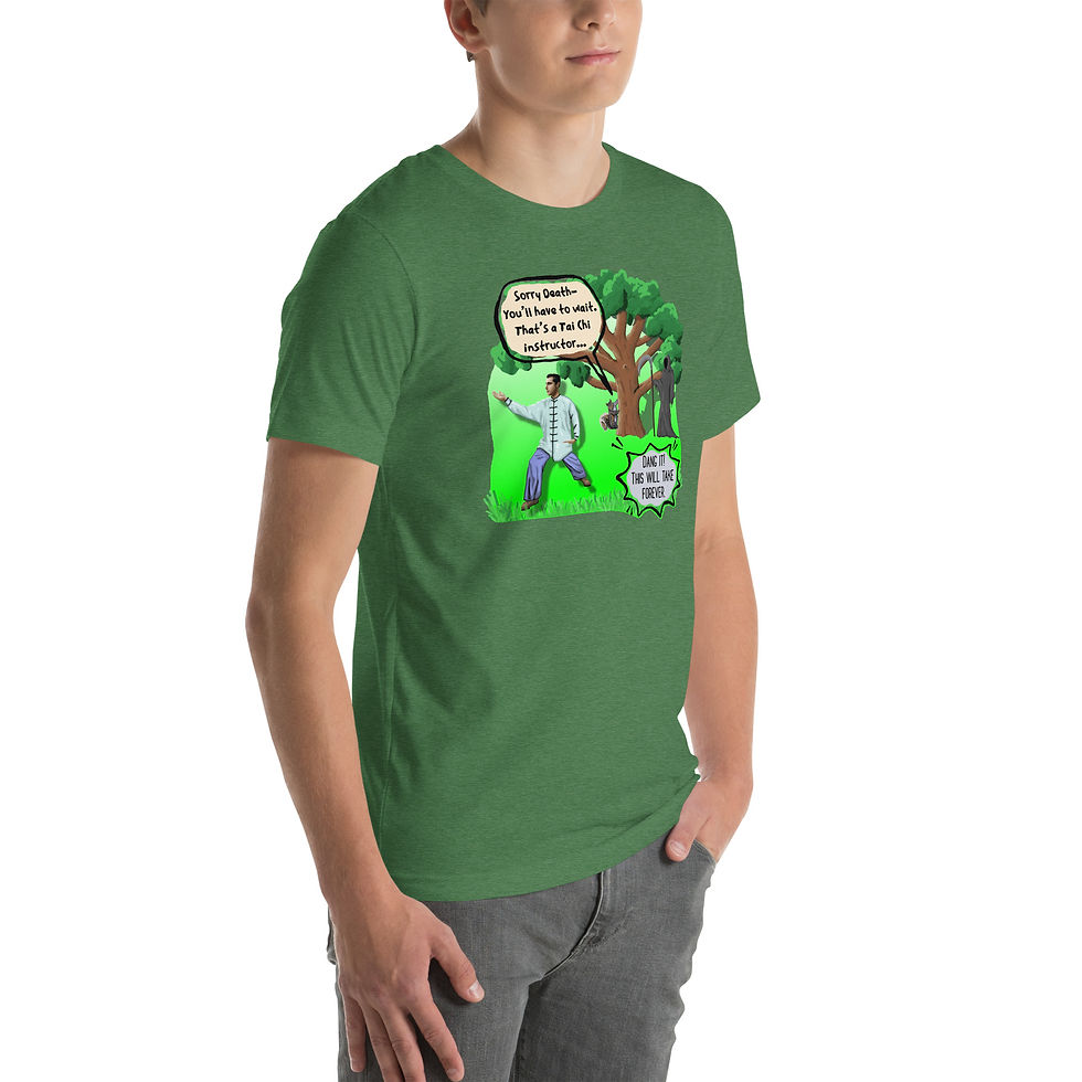 Thumbnail: funny tai chi shirt death-proof