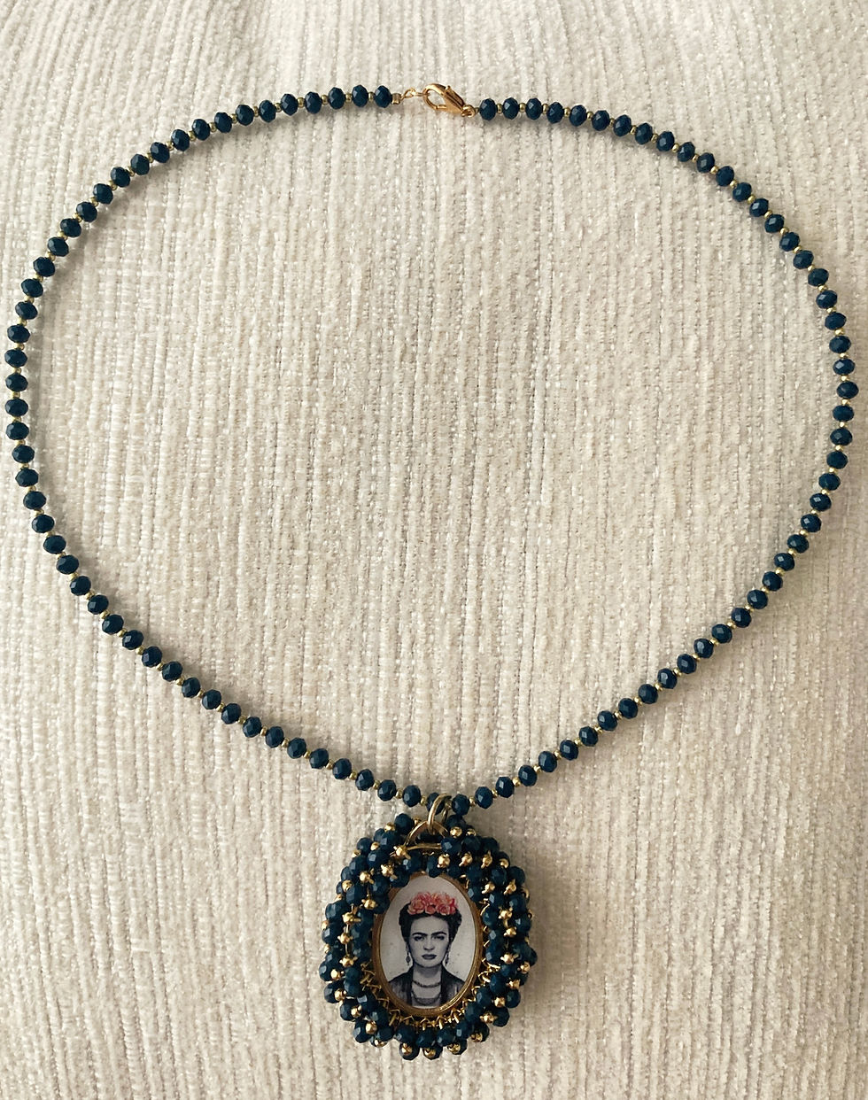 Thumbnail: Frida Kahlo Necklace Divina by Ziani Collezione