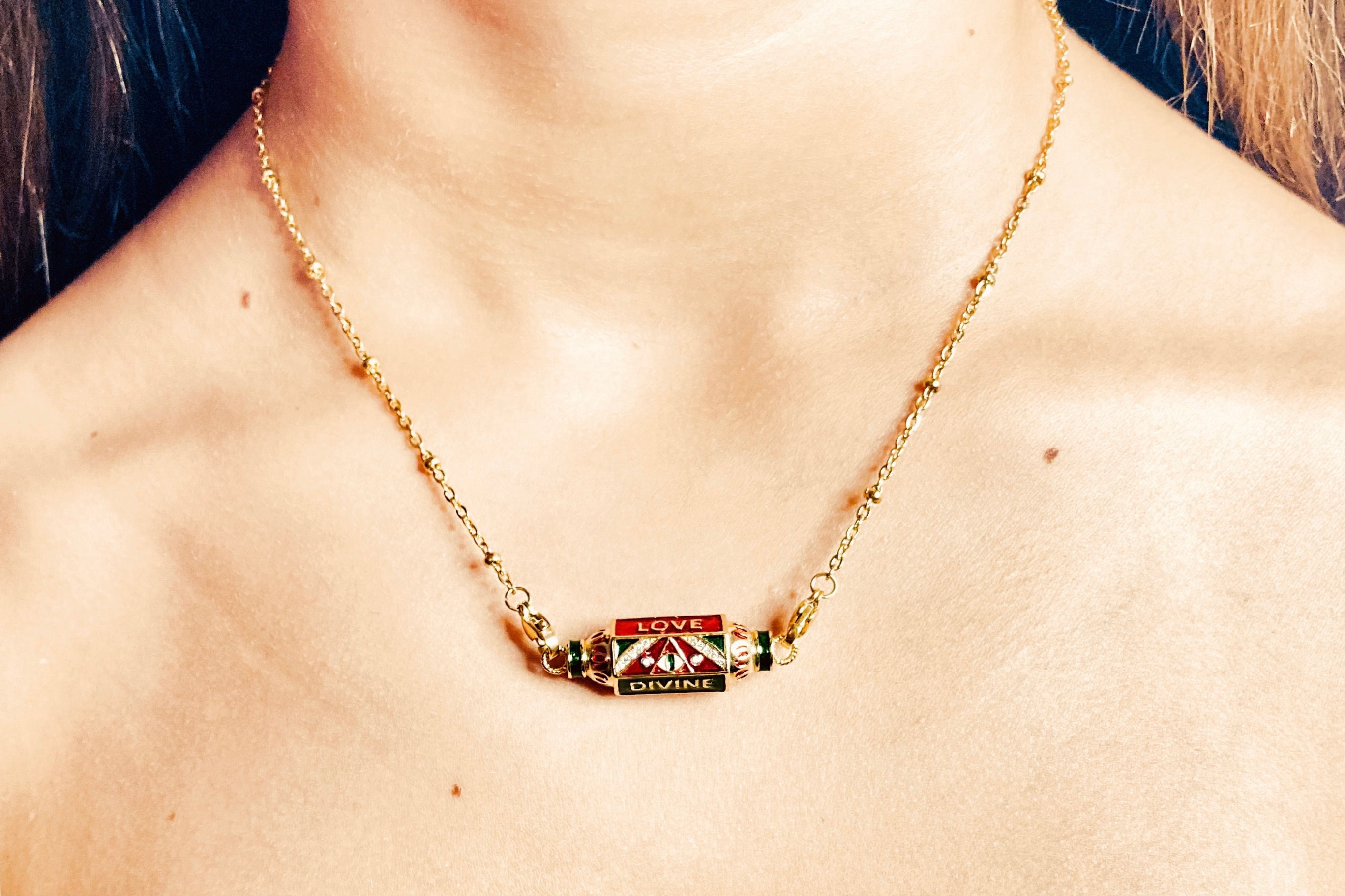 TALISMAN GOLD NECKLACE by Ziani Collezione